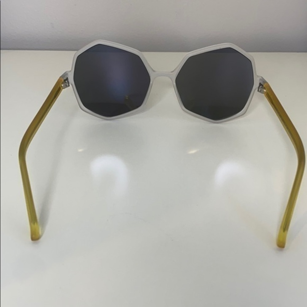 Komono Bonnie Ice Lemon Sunglasses NEW geometric neon - Picture 8 of 14